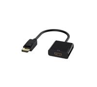 Ewent - EC1455 adaptador de cable de vídeo 0,15 m DisplayPort HDMI Negro