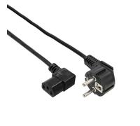 Ewent - EC1910 cable de transmisión Negro 1,8 m C13 acoplador Enchufe tipo F