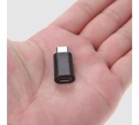 Ewent - EW-100517-000-N-P cambiador de género para cable USB 3.1 C USB 2.0 Micro Negro, Plata