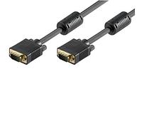 Ewent EW-110100-020-N-P cable VGA 2 m VGA (D-Sub) Negro - Cables VGA (2 m, VGA (D-Sub), VGA (D-Sub), Negro, 1 pieza(s), Male connector/Male connector)