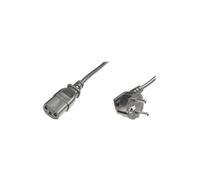 Ewent EW-190100-020-N-P Cable de alimentación IEC 60320 C13 para IEC 60320 1.8 m negro