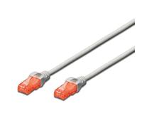 Ewent EW-6U-005WCable de red Patch CAT 6 U/UTP, AWG 24/7, 2 conectores RJ45, 0,5 m, color blanco [Italia]