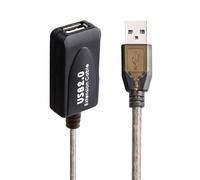 Ewent - EW1024 cable USB USB 2.0 25 m USB A Negro