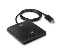 Ewent EW1055 Lector de Identificación de Tarjetas Inteligentes USB-C