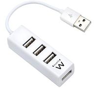 Ewent ew1122 hub de interfaz usb 2.0 blanco
