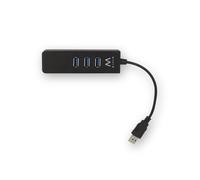 HUB USB 3.1 3x USB / 1 LAN (Negro) - EWENT