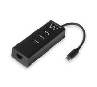 Ewent EW1141 base para portátil y replicador de puertos USB 3.2 Gen 1 (3.1 Gen 1