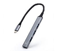Ewent Hub USB EW1145 – 4 puertos (1x USB 3.2 5000 Mbit/s, 3x USB 2.0) USB tipo C