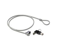 Ewent Cable de seguridad EW1242 – Cierre Kensington universal para portátil, 2 llaves, 1,50 m