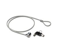 Ewent Cable de seguridad EW1242 – Cierre Kensington universal para portátil, 2 llaves, 1,50 m