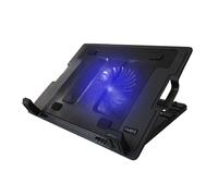 Soporte Cooler EWENT EW1258 (Portátiles - 17''- Negro)
