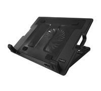 EWENT EW1258 - Soporte para ordenador portátil 17" con sistema de refrigeración y selección de angulo de vista