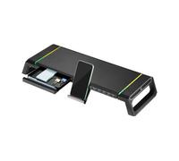 SOPORTE PLEGABLE MONITOR RGB CON CAJON SOPORTE PARA SMARTPHONE 4 PUERTOS.