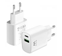 Ewent - EW1321_R1 cargador de dispositivo móvil Universal Blanco Corriente alterna Carga rápida Interior