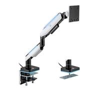 Ewent EW1509 Soporte para Monitor hasta 49" con Luces RGB VESA 100x100 Máx. 20Kg Negro/Gris Claro