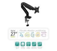 Ewent - EW1515 soporte para monitor 81,3 cm (32"") Abrazadera/Atornillado Negro