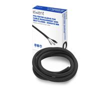 Ewent ew1559 organizador de cables universal pasacables negro 1 pieza(