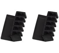 Ewent ew1565 Clip para cables con adhesivo, negro, Juego de 2 piezas