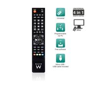 Ewent - EW1570 mando a distancia DTT, DVD/Blu-ray, Proyector, SAT, STB, Altavoz para barra de sonido, TV, Universal, VCR Botones