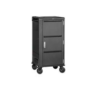 Ewent Carro de carga EW1702 para 30 dispositivos USB-C PD pre-cableado Negro/Gris