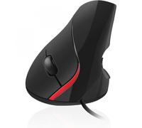 Ewent EW3156 Ratón Óptico Vertical 1000DPI Negro