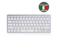 Ewent ew3160 teclado para móvil italiano bluetooth plata, blanco