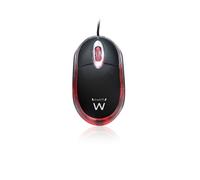 Ewent ew3174 ratón oficina ambidextro usb tipo a Óptico 1000 dpi