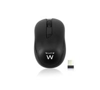 Ewent EW3223 Ratón inalám Negro 1000 dpi