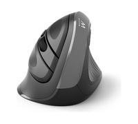 Ewent Ratón ergonómico inalámbrico EW3229 2400 DPI Gris