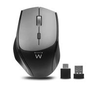 Ewent EW3245 (Gris / Negro) - Ratón inalámbrico