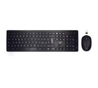 Ewent Kit tastiera Mouse Wireless - Layout Italiano QWERTY