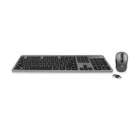 Ewent EW3272 teclado Ratón incluido RF inalámbrico QWERTY Español Negro