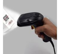 Ewent - EW3410 lector de código de barras Lector de códigos de barras portátil 1D/2D LED Negro