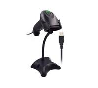 Ewent EW3420 - Lector de Código de Barras - Admite 500 Lecturas Manuales y Automáticas por Segundo - Función Manos Libres - Fácil de Instalar - Diseño de Gran Resistencia - Color Negro