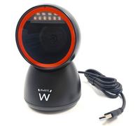 Ewent EW3450 Lector de Códigos de Barras 1D/2D/QR Manos Libres Negro