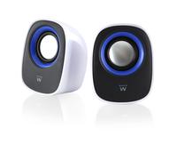 Ewent - EW3513 altavoz De 1 vía Negro, Azul, Blanco Alámbrico 5 W
