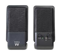 Ewent EW3528 - Sistema de Altavoces 2.0 USB con Control de Volumen y Jack 3.5mm