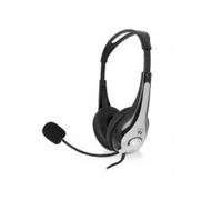 Ewent EW3565 Auriculares con Micrófono USB Blanco/Negro