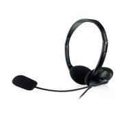 EWENT EW3568 Auricular USB+micrófono cable 2,1m