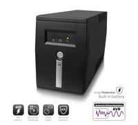 Ewent - EW3946 sistema de alimentación ininterrumpida (UPS) Línea interactiva 0,6 kVA 360 W 1 salidas AC