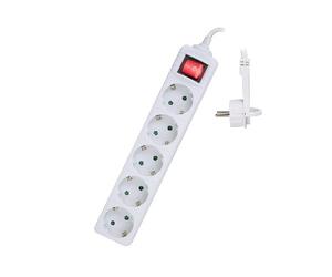 Ewent ew3955 base múltiple 1,5 m 5 salidas ac interior blanco
