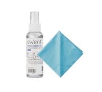 Ewent EW5668 kit de limpieza para computadora Pantallas / Plásticos, Universal Kit de limpieza para equipos 100 ml