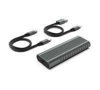 Ewent EW7025 caja para disco duro externo Caja externa para unidad de estado sólido (SSD) Gris M.2