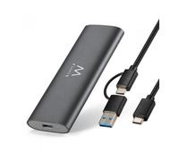 Ewent EW7061 caja para disco duro externo Caja externa para unidad de estado sólido (SSD) Gris Oscuro