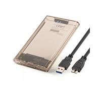 Ewent EW7069 caja para disco duro externo Caja externa para unidad de estado sólido (SSD) Transparente 2.5