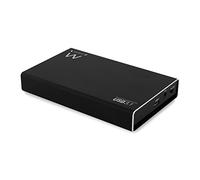 Ewent EW7070 Caja para Disco Duro Externo 2.5" Carcasa de Disco Duro/SSD Negro - Disco Duro en Red (2.5", SATA, 9.5 mm, 3.1 (3.1 Gen 2), USB Tipo C, Hembra)