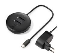 Ewent - EW7078 base de conexión para disco duro USB 3.2 Gen 1 (3.1 Gen 1) Type-C Negro