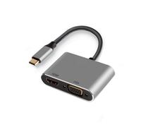 Ewent ew9700 adaptador gráfico usb negro, plata