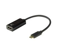 Ewent Cable conversor EW9823 USB-C macho a HDMI hembra 4K 30Hz Negro