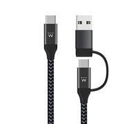 Ewent EW9918 cable USB 1 m USB 3.2 Gen 1 (3.1 Gen 1) USB C Negro